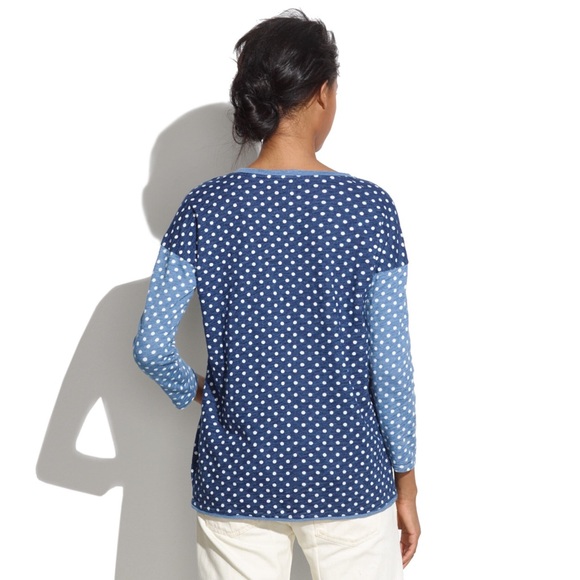 Madewell Indigo Ink Dot Tee - Picture 3 of 3