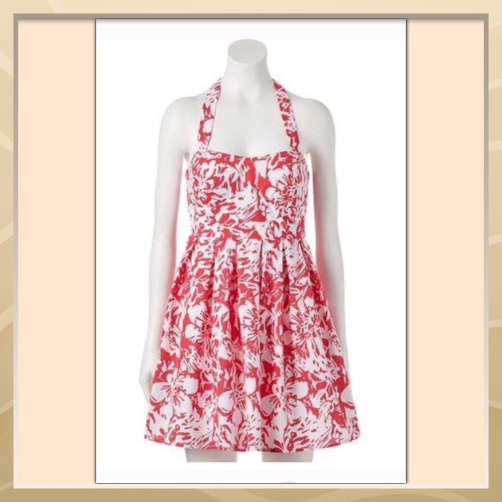 ๐ Floral Halter Dress, ๐HP๐ - Picture 2 of 3