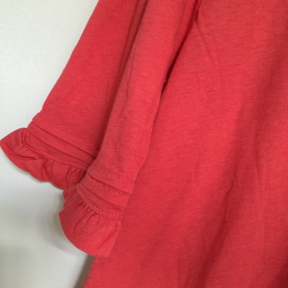 Anthropologie Ruffle Front Cotton Top - Picture 4 of 4