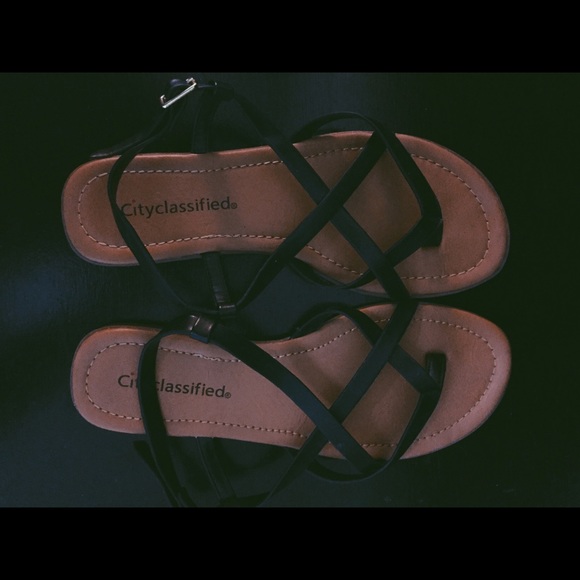 Black sandals