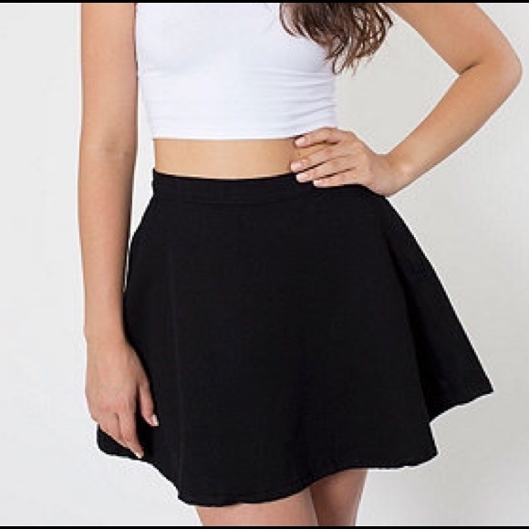 AMERICAN APPAREL denim circle skirt