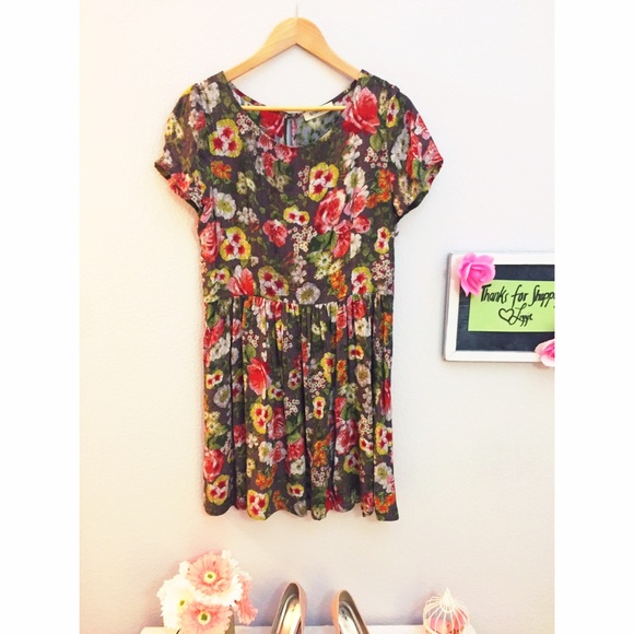 Floral Babydoll Dress
