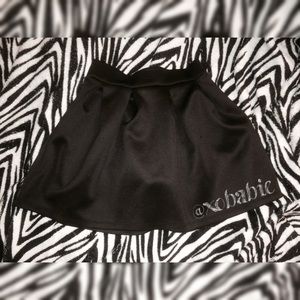 Black skater skirt