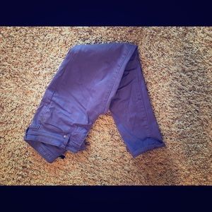 Royal blue skinny jeans!! Super adorable!