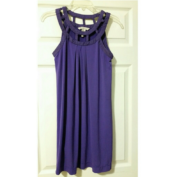 Purple bcbg dress