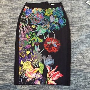 Anthropologie Leifsdottir floral skirt