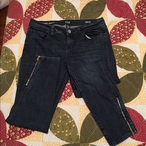 a.n.a skinny ankle jeans