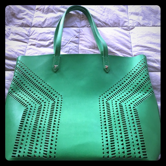 Stella and Dot Fillmore Kelly Green Tote