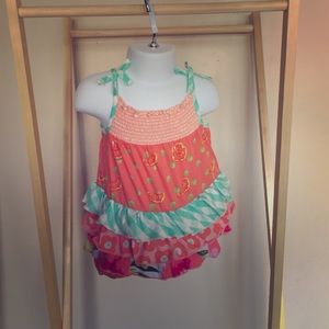 Matilda Jane orange Eclair romper