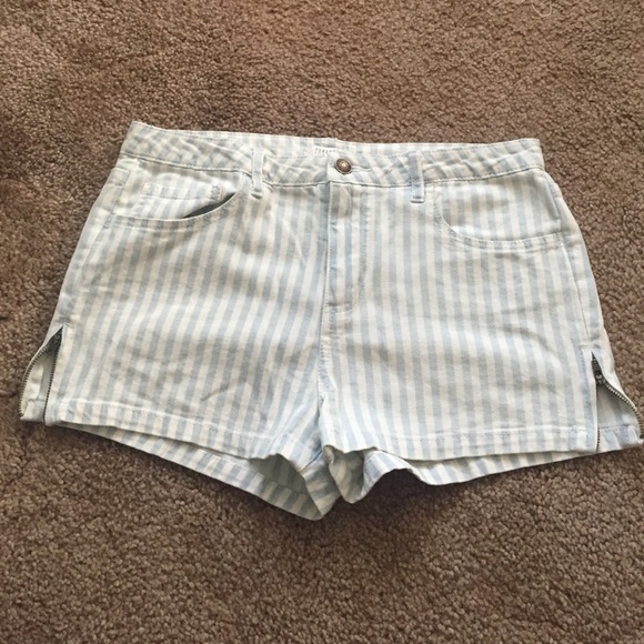 Searsucker jeans shorts