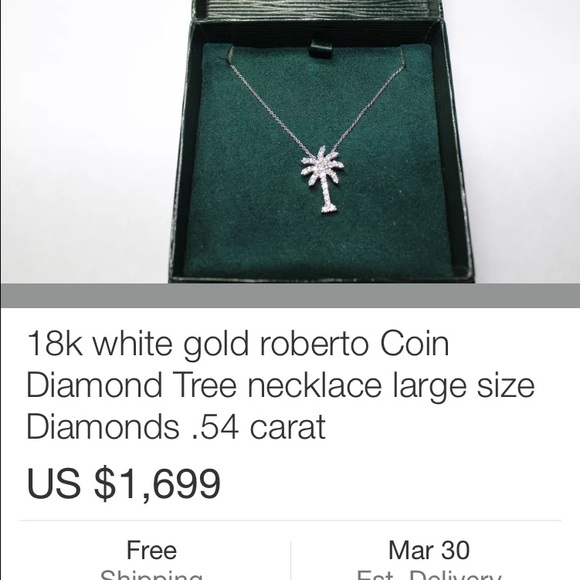 exact necklace but mine is brand new!! asking 1600