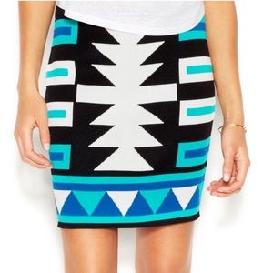 Brand new:  Rachel Roy tribal print mini skirt