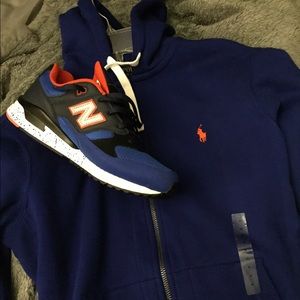 New Balance and Polo Hoodie