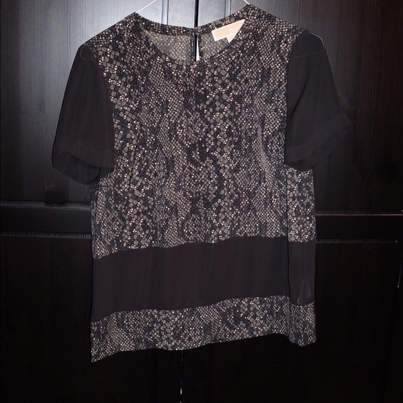 Pieced Georgette MK tee body