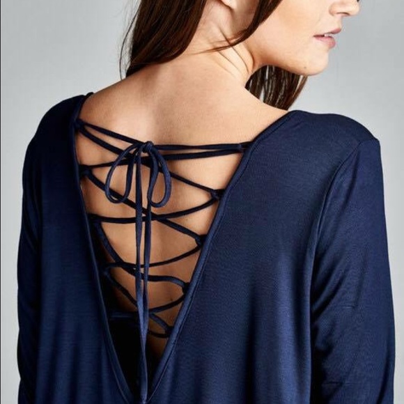 Back lace up dress - Picture 3 of 3