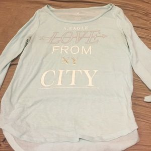 Elbow length graphic American Eagle Shirt