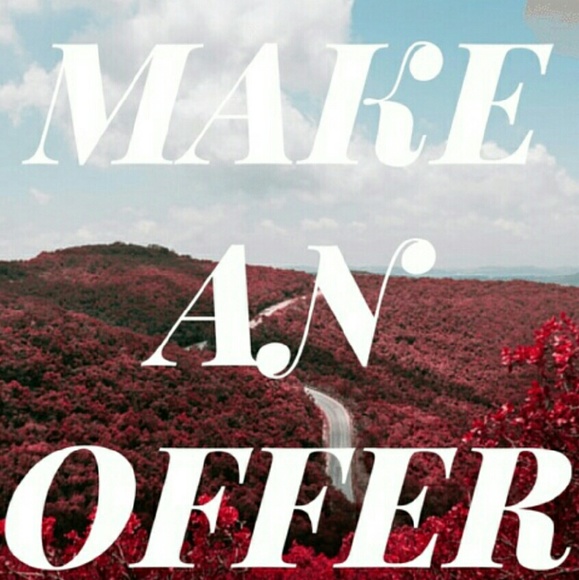 Like the item but not the price? MAKE ME AN OFFER!