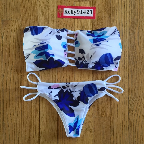 Other - Brand new Reversible bandeau swimsuit set L