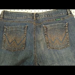 Wrangler Premium Patch jeans, nice cond 15/16 X 34