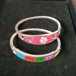 2 turquoise silver bracelet