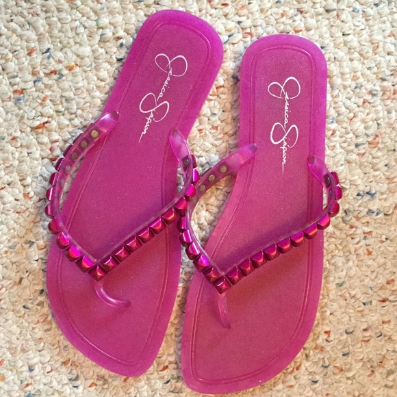 Jessica Simpson Fushia Dinara Flip Flop