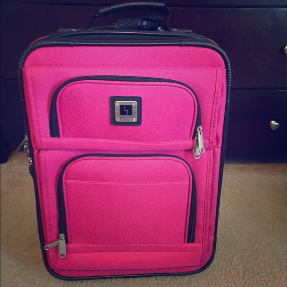 Girls pink suitcase