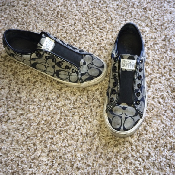Coach slip on shoes