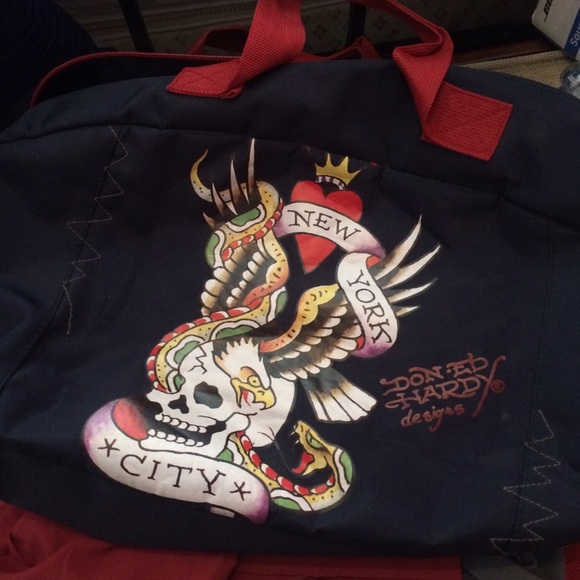 FINAL SALE! Ed Hardy Duffle Bag