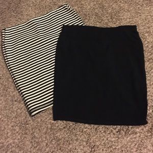 2 fitted skirts! Size Large