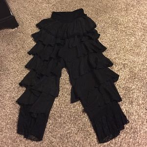 Super fun Lacey layered pants! Boutique 😊