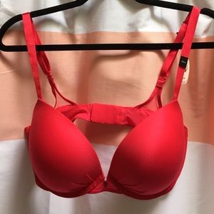 Red Fabulous Plunge Bra from Victoria's Secret