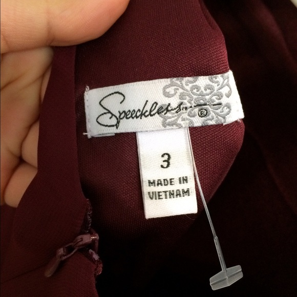 Burgundy Speechless by Macy's Dress - Picture 4 of 4