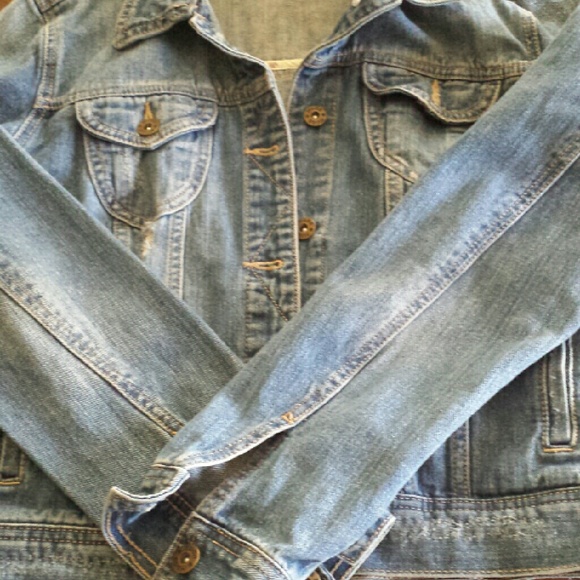 Mudd distressed denim jacket