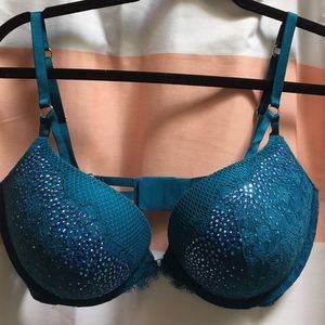 Victoria's Secret Fashion Show Bra in Teal 34DDD