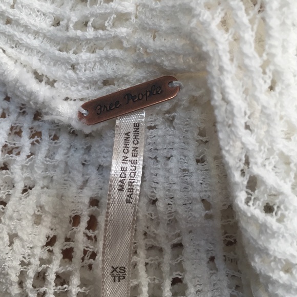 Free people cream colored tank sweater - Picture 2 of 4
