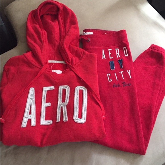Aeropostale Red Sweatsuit