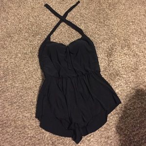 Cute Halter swim Romper!