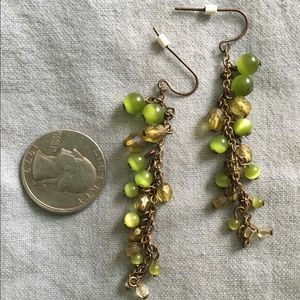 Green grape dangles