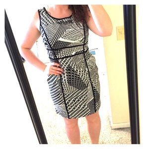 Black and white Calvin Klein dress