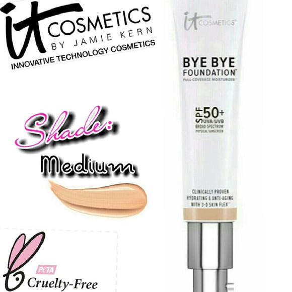 "It Cosmetics" Bye Bye Foundation in Medium BNIB