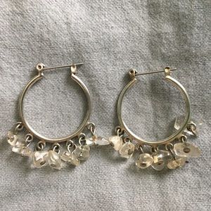 Silver hoops