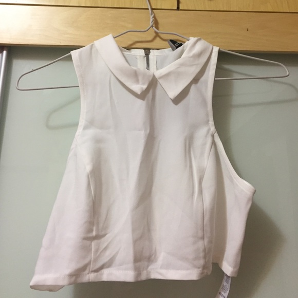 ASOS white crop top