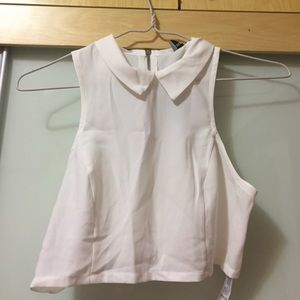 ASOS white crop top