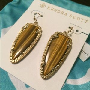 Kendra Scott Sky earrings.