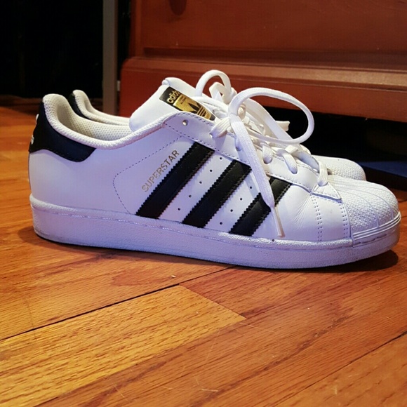 Adidas Superstar Black and White