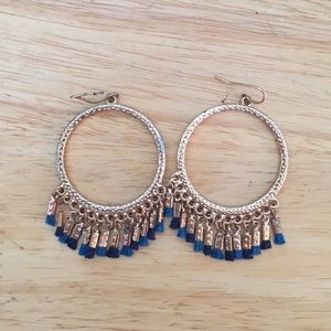 BLUE FRINGE FREE PEOPLE DARLINGS