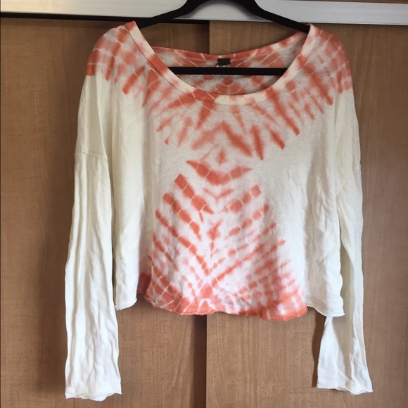 Free People Long Sleeve Tyedie