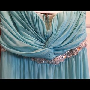 Light blue formal/prom dress