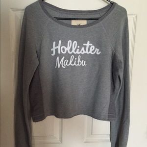 Hollister Gray Sweatshirt