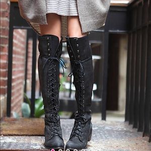 Jeffrey Campbell for Free People Joe Lace Up Boot